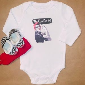 Rosie The Riveter Onesie